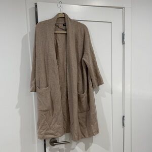NAADAM Tan Knit Robe
